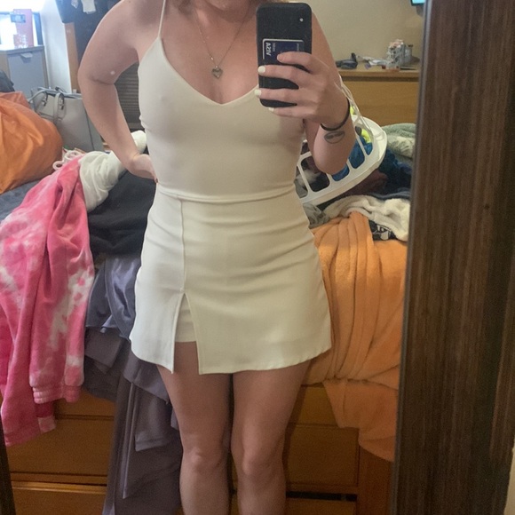 COPY - White Windsor tennis dress/romper - Picture 4 of 4